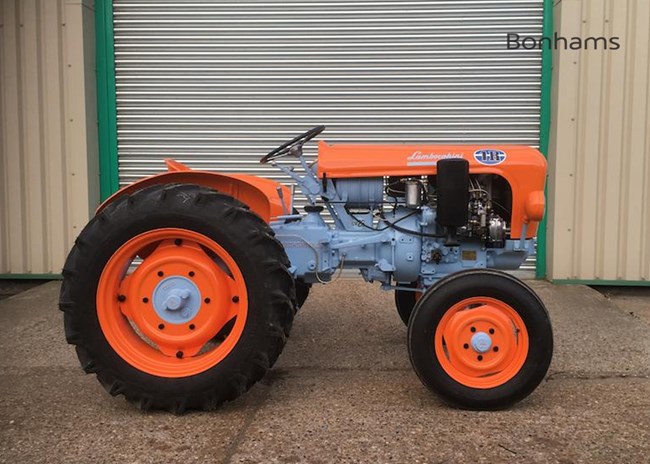 Bonhams Lamborghini Tractor Orange | DM Historics